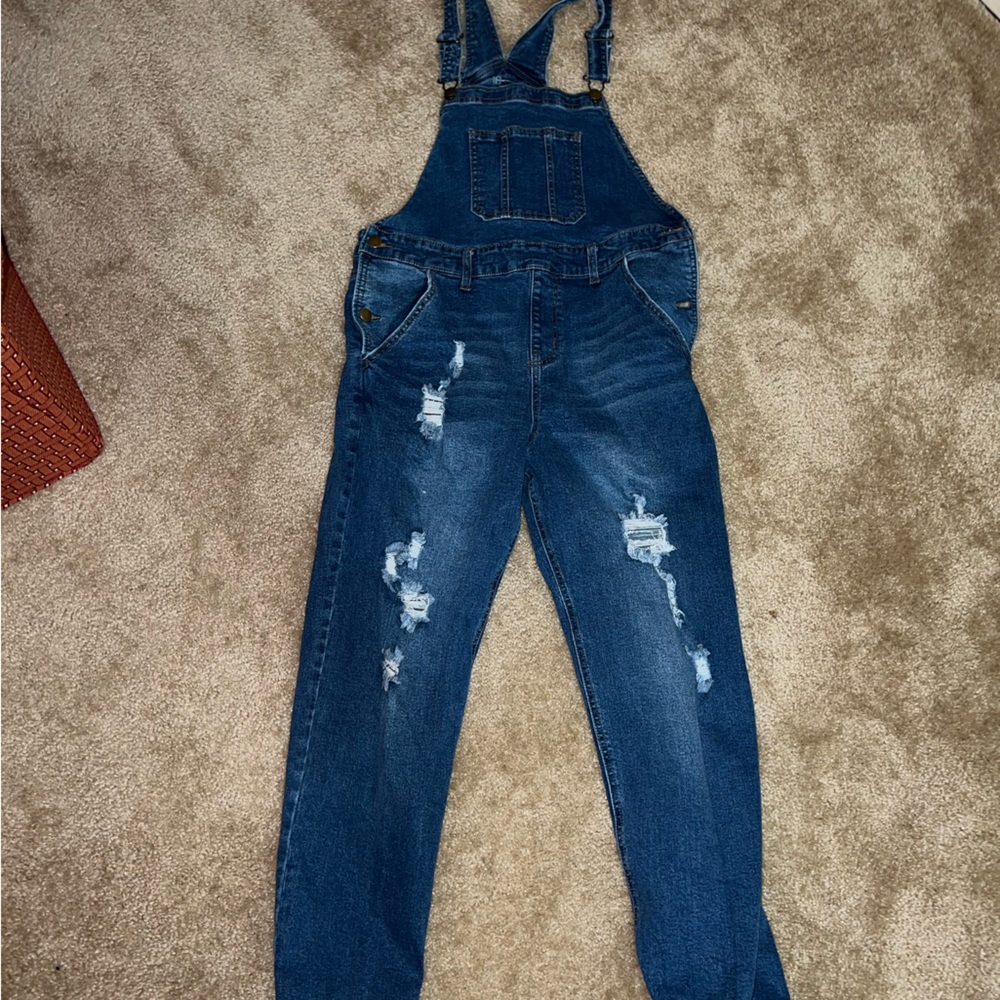 Ripped overalls